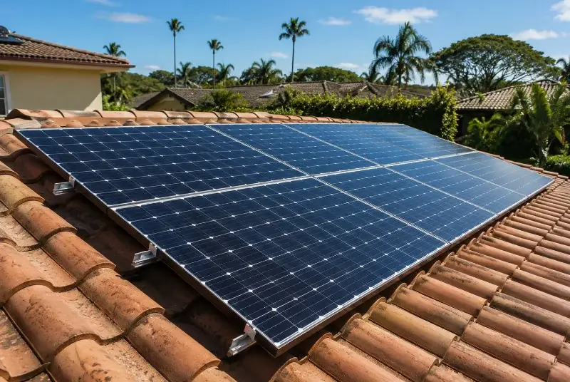 Installation de panneaux solaires à Tuchan